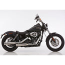 Double Groove Slip-ons Exhaust Polished For 06-09 FXDL