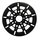 9-Spoke'' Brake Rotor Rear Black For Rear: 00-25 Softail Excl. 2017 FXSE