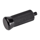 Shift Peg Knurled Style Black For Most H-D With 5/16-24 Threaded Stud
