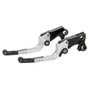 Good Guys Brake & Clutch Lever Set Black / Silver For 14-16 FLT/Touring