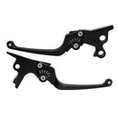 Classic Brake & Clutch Lever Set Black For 2017 Softail With hydraulic Clutch