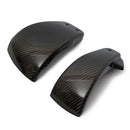 Stock Style Carbon Side Cover Set Woven For 18-25 Softail