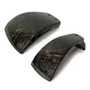 Stock Style Carbon Side Cover Set Forged For 18-25 Softail