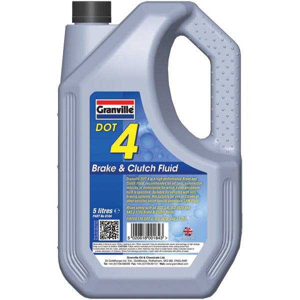 Brake Fluid Dot4 - 5L