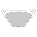 Brake Pads Organic P-Compound For Front: 1973 XL Sportster