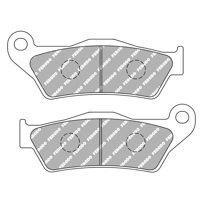 Brake Pads Organic P-Compound For Front: 98-01 Buell (NU)