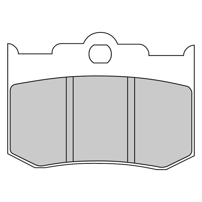 Brake Pads Organic P-Compound For Front/Rear: 00-07 Big Twin (Excl. Fxsts Front)