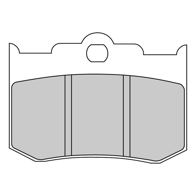 Brake Pads Sintered St-Compound For Front/Rear: 00-07 Big Twin (Excl. Fxsts Front)