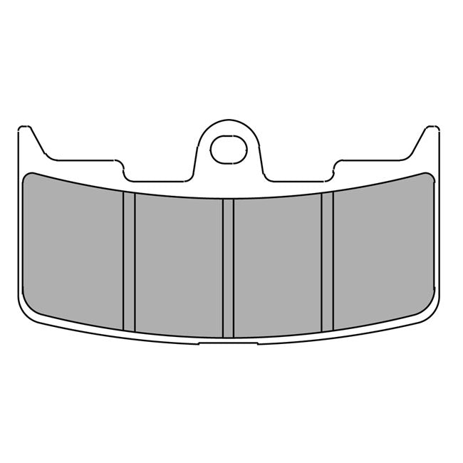 Brake Pads Sintered St-Compound For Front: 04-13 XL Sportster