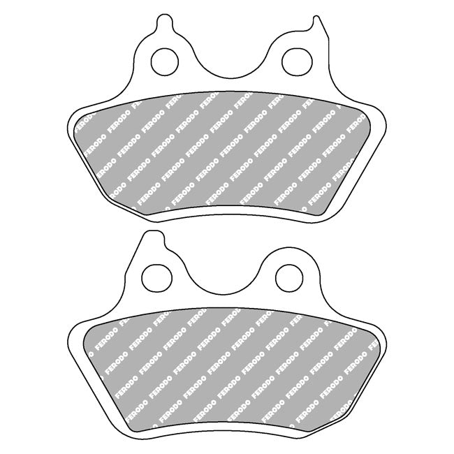 Brake Pads Organic P-Compound For Front: 08-25 FLT/Touring (Excl. 23-25 Flhxse