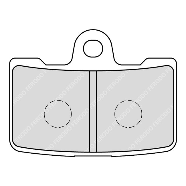 Brake Pads Sintered St-Compound For Rear: 08-17 Softail