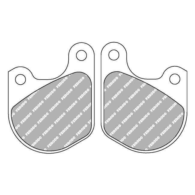 Brake Pads Organic P-Compound For Front: 84-99 Big Twin
