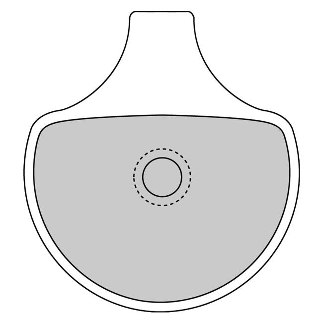 Brake Pads Organic P-Compound For Rear: 86-99 FLT/Touring (NU)