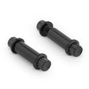 Titanium 12-Point Foot Peg Bolt Kit Black - Pack Of 2 For All H-D With Traditional Male Mount