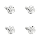 Titanium 12-Point Windshield Bolt Kit Polished For Road Glide: 15-23 Fltrx