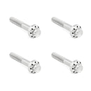 Titanium 12-Point Front Fender Bolt Kit Polished For 09-25 Touring: Road Glide