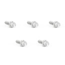 Titanium 12-point Derby Cover Bolt Kit Polished For 18-26 Softail