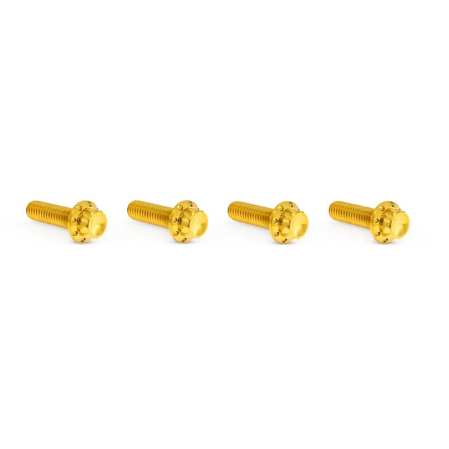 Titanium 12-Point Transmission Top Cover Bolts Gold For 2025 Softail
