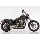 Double Groove 2-2 Exhaust System Polished For 07-16 Dyna(Excl 12-16 FLD)(NU)