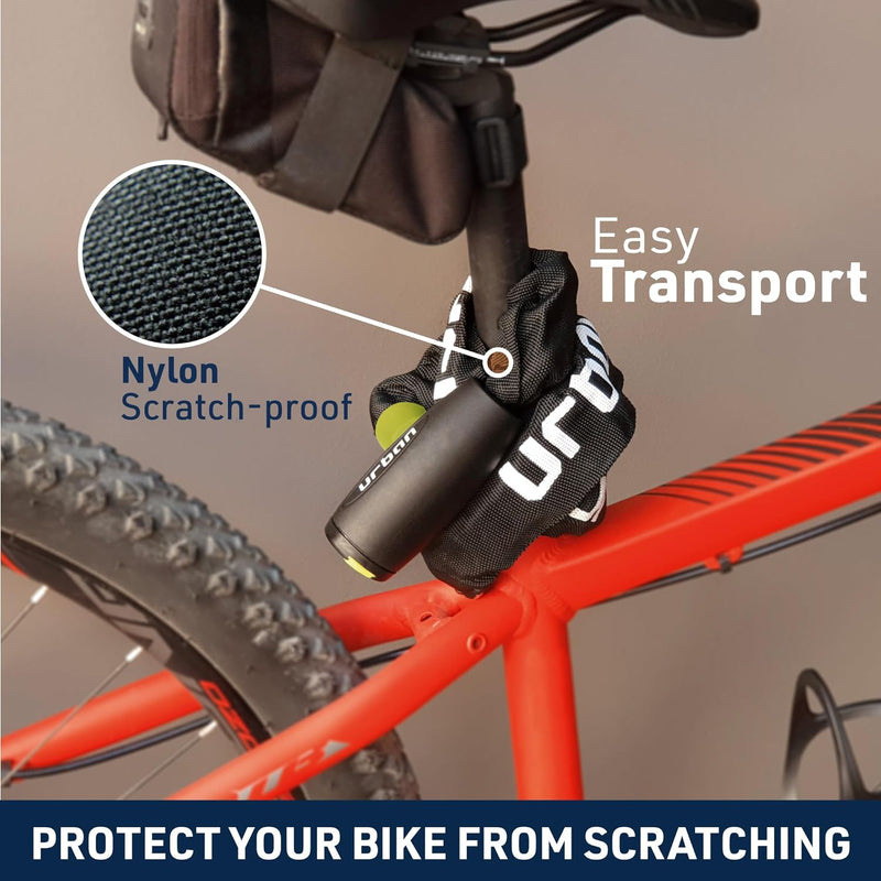 Security XK100 100 CM Motorcycle Chain + Integrated Lock - Security Level 9