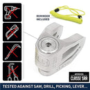 Security UR210S Motorcycle Disc Lock + Reminder Cable - Security Level 17