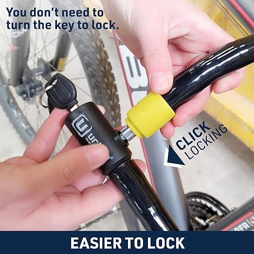 Security UR5120 Duoflex Articulated 120 CM Motorcycle Cable Lock - Security Level 9