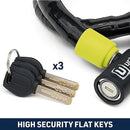 Security UR5120 Duoflex Articulated 120 CM Motorcycle Cable Lock - Security Level 9