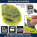 Security UR906X Motorcycle Disc Lock With Alarm - Security Level 10