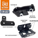 Security Mounting Bracket For UR14S / UR10 Disc Locks - Round Tube Mount