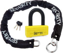 Security UR75+10.120L 120 CM Motorcycle Loop Chain + Lock - Security Level 18