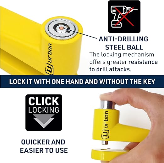 Security 560A Motorcycle Disc Lock - Security Level 5