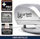 Security UR22 Motorcycle Disc Lock With Alarm - Security Level 11