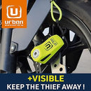 Security UR955Y Motorcycle Disc Lock + Reminder Cable - Security Level 6