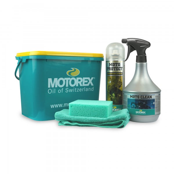 Motocare Kit In Bucket Includes Motoclean / Moto Protect / Sponge & Cloth