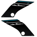 3D Motorcycle Stickers - Tank Sides Black For Yamaha Tenere 700 2022>2024