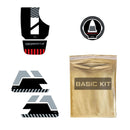 3D Motorcycle Stickers - Tank Kit Black For Ducati Desert X 2022>2026