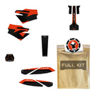 3D Motorcycle Stickers - Full Kit For KTM 890 Duke 2022>2023
