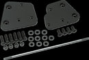 Go-Forward 2" Floorboard Extension Kit Aluminum / Anodized / Black / Powder-Coated For Harley Davidson FLS 1690 2012-2017 - +50.8 MM