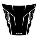 3D Motorcycle Stickers - Tail Section Black For Yamaha TMAX 500 2008-2011