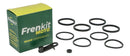 Caliper Repair Kit Front Black For Honda RVT 1000 R 2000-2001 - 32 / 34 MM