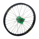 Complete Rear Wheel For KX/KXF 03-24 Black Rim / Green Hub - 19 X 1.85