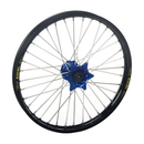 Complete Front Wheel For SX/TC/MC 85 S/W >25 Black Rim / Blue Hub - 17 X 1.40