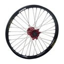 Complete Front Wheel For KTM SX 85 B/W Black Rim / Red Hub - 19 X 1.60