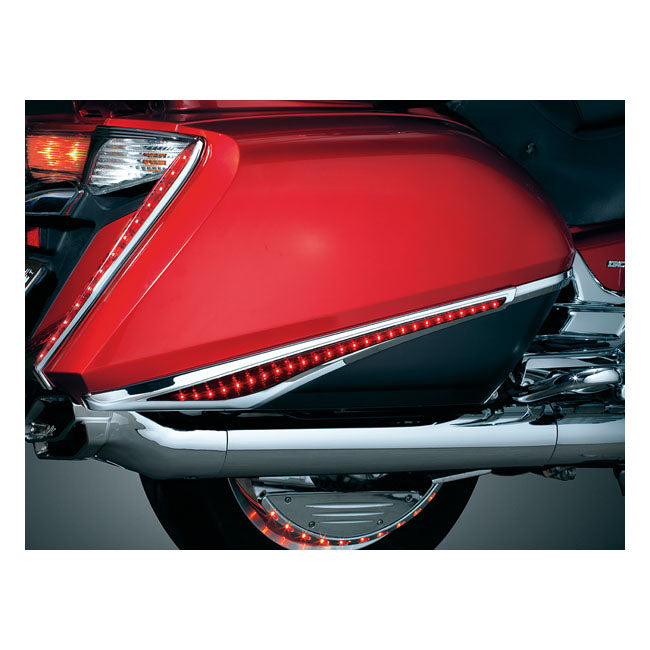 Kuryakyn Saddlebag Accent Swoops Chrome