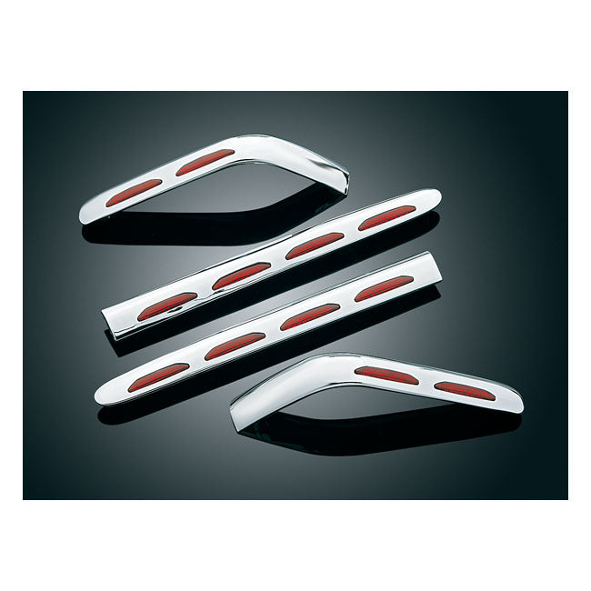 Kuryakyn LED Lighted Saddlebag Molding Red Lens