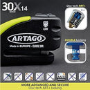 30X Disc Lock with Alarm - 14 MM Pin