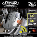 24S Disc Lock with Alarm - 6 MM Pin