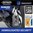 69T / B Padlock + 14.120 120 CM Chain Combo