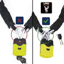 Security U4K120 120 CM Motorcycle Chain + Lock - Security Level 11