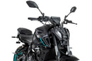 D12 Side Downforce Wings Matt Black For Yamaha MT-07 2021>2024